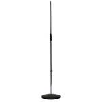 K&M 260/1 Straight Microphone Stand with Round Base - Chrome