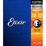 Elixir 12077 Nanoweb Electric  Light-Heavy 10-52