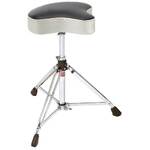 Gibraltar 6608MSW Double Braced Motorcycle Style Drum Throne - White Sparkle Finish