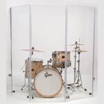 Gibraltar GDS-5 5 Piece Acrylic Drum Sound Control Shield 5.5 ft x 10 ft
