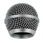 Australasian HD58 Silver Microphone Windscreen Grille to suit SM58 Style