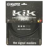 Klotz KiK Series High Performance Instrument Cable with Gold Tips - 3 Metres
