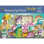 Progressive Manuscript Book 12 for Kids. 24-Pages / 6 Giant Staves