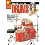 10 Easy Lessons Learn To Play Drums Book/CD/DVD Learn It, Live It, Love It