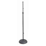 XTreme MA367B Heavy Duty Straight Microphone Stand - Black with Round Base