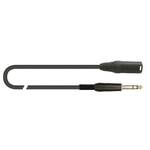 Quik Lok 6.5mm Male TRS Jack to Male XLR Cable 1 Metre