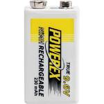 PowerEx True 9 Volt NimH Rechargeable Battery