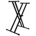 On Stage KS7191W Classic Double Braced X-Style Keyboard Stand