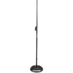On Stage MS7201QRB Straight Microphone Stand with Trigger Clutch and Round Base