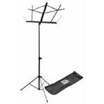 On Stage Compact Sheet Music Stand with Bag - Black