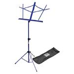 On Stage Compact Sheet Music Stand with Bag - Blue