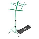 On Stage Compact Sheet Music Stand with Bag - Green