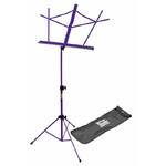 On Stage Compact Sheet Music Stand with Bag - Purple