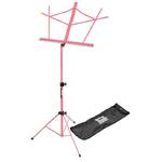 On Stage Compact Sheet Music Stand with Bag - Pink