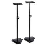 On Stage MS6600P Near-Field Studio Monitor Stands with Hex Base - Pair