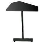 On-Stage WSC7500B Corner Table for WS7500 Workstations - Black