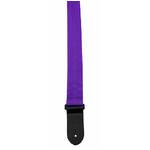Perris 2" Poly Pro Guitar Strap in Purple with Black Leather ends