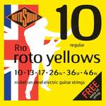 Rotosound R10 Roto Yellows Electric Guitar String Set Regular 10-46