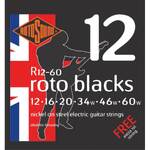Rotosound R12-60 Roto Blacks Electric Guitar Strings Detune 12-60