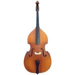 Vivo VIBL 1/4 Size Double Bass with Bag in Laminated Antique Finish