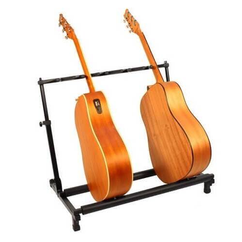 FLOWER - Horizontal Guitar Wall Hanger for Acoustic Classical or Folk Guitar  - Stand - Support de Guitare